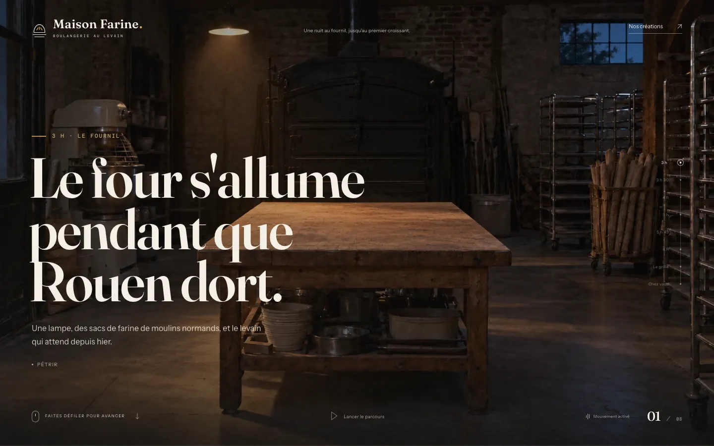 Site 3D d'une boulangerie
